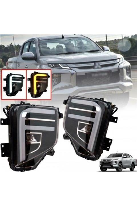 Rocas Mitsubishi L200 19+ Gündüz Ledi Ve Sinyalli Sis Lambası