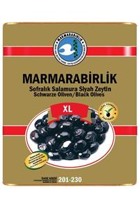 MarmaraBirlik Mega 201-230 Kb Xl Doğal Siyah Zeytin 10 Kğ