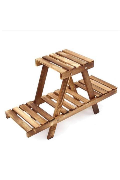 Eng Ahşap Saksı Standı Çiçeklik