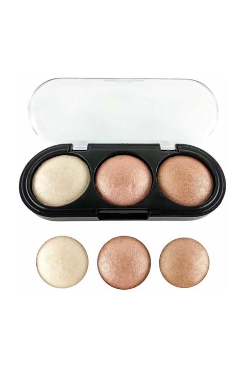 Rood Wit 3'lü Aydınlatıcı - Highlighter No : 2