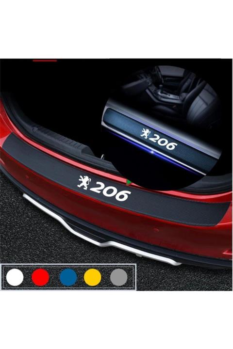 bys Peugeot 206 Için Karbon Kapı Ve Bagaj Eşiği Seti