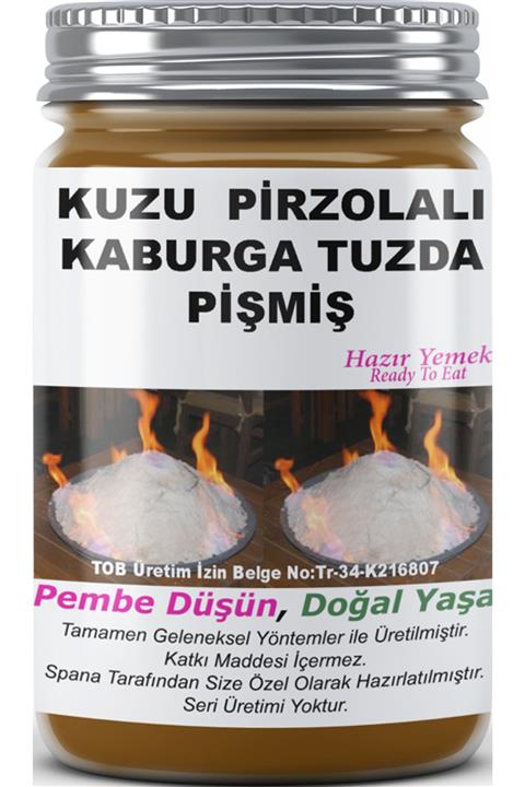 SPANA Kuzu Pirzolalı Kaburga Tuzda Pişmiş Ev Yapımı Katkısız 330gr