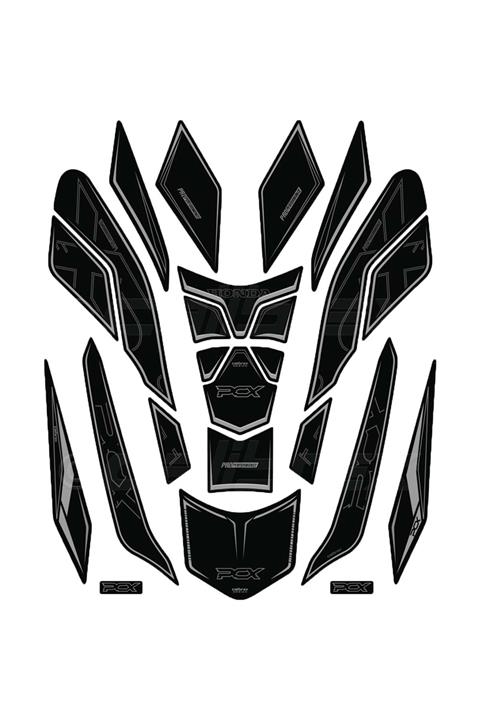 Calibrex Honda Pcx 2021 Tank Pad Set - Gri - Standart