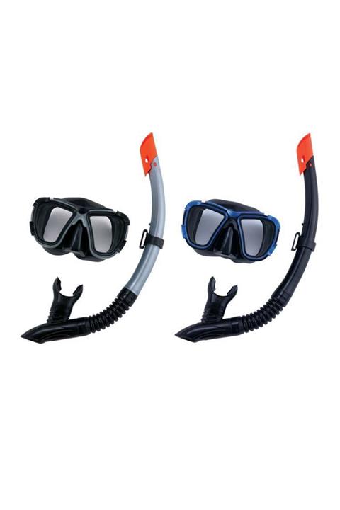 BESTWAY 24021 Profesyonel Yüzücü Gözlüğü Maske Şnorkel Set