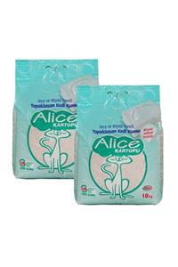 Alice Kartopu Beyaz Sabun Ve Ince Taneli Kedi Kumu 2x10kg (23lt)