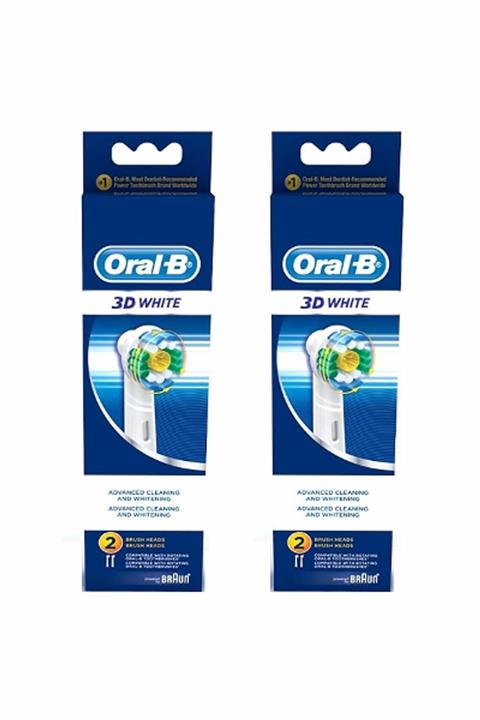 OralB Eb18 3D White Diş Fırçası Yedeği - 2'li x 2 Adet