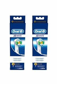 OralB Eb18 3D White Diş Fırçası Yedeği - 2'li x 2 Adet