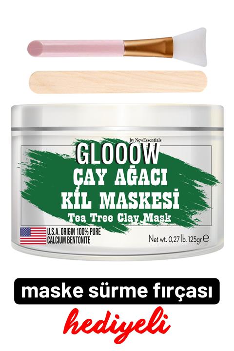 New Essentials Çay Ağacı Kil Maskesi - Leke Karşıtı Organik Çay Ağacı Tozu & Kil Karışımı