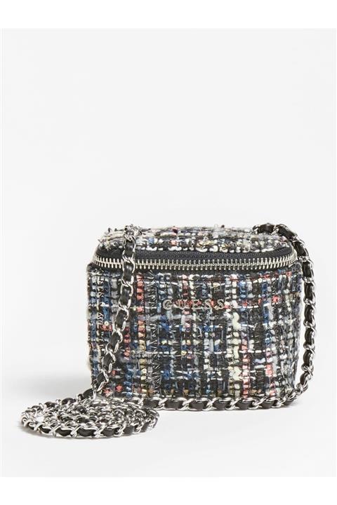 Guess Siyah Kadın Mını Makyaj Çantası