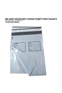 Kargo Ambalaj Küçük Boy Kargo Poşeti Cepli 500 Adet 24x30+5