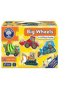 ORCHARD Toys Big Wheels Puzzle Büyük Tekerlekler Büyük Parçalı Yapboz 3 Yaş 201