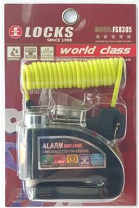 Locks World Class Locks 110 Db Siyah Alarmlı Disk Kilidi