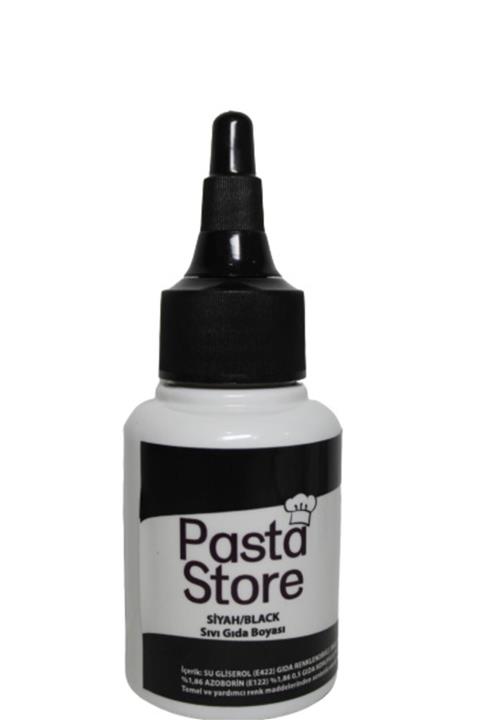 Pasta Store Siyah Sıvı Gıda Boyası 60ml