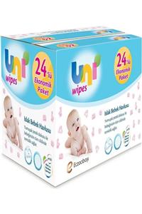 Uni Baby Wipes Islak Havlu 60 Yaprak 24'lü Fırsat Paketi