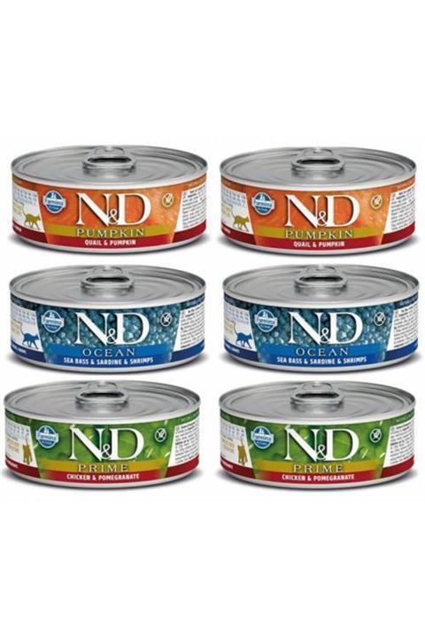 N&D Kedi Konserve Maması 70 Gr x 12 Adet