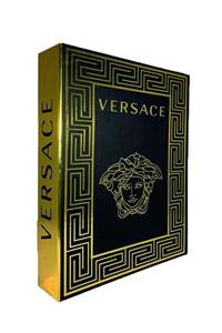 LYN HOME & DECOR Siyah Gold Varaklı Versace