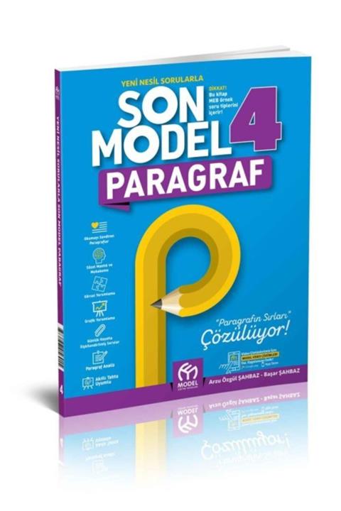 Model Eğitim Yayınları 4. Sınıf Son Model Paragraf Soru Bankası