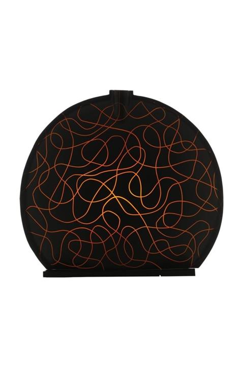 SensoHome Lamp Stone Large Neuron Black Orange Lamba