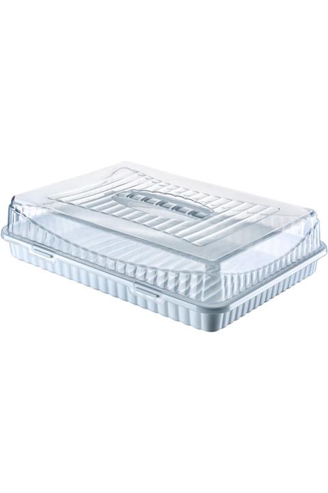 DEKORHANEMDEN Köşeli Kek Saklama Ve Taşıma Kabı