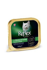 Reflex Plus Tavuk Ve Hindili Kedi Konserve Pate 100 Gr Aluminyum