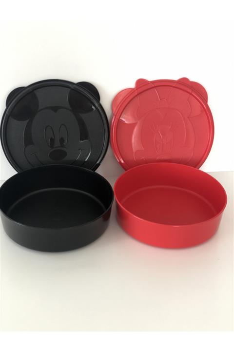 Tupperware Siyah-kırmızı Ikili Set