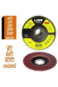 UGR Metal Ahşap Flap Disk Zımpara 115x22 Mm 100 Adet 100 Kum