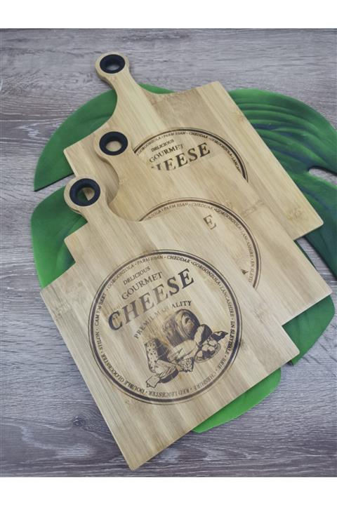 BALSA Bambu 3lü Peynir Sunum Seti