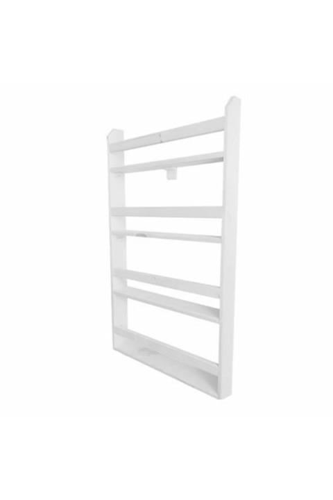 Mashotrend Montessori Çocuk Odası Kitaplık - Mdf 4 Katlı Kitaplık - Dekoratif Kitaplık