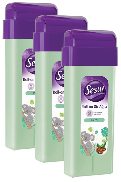 Sesu Roll-on Sir Ağda Kahve 100 ml X 3 Adet
