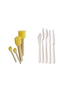 Rich Ponpon Fırça Ve Spatula 2'li Set