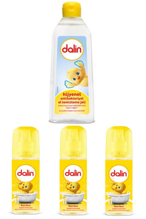 Dalin Antibakteriyel Jel Ve 3 Adet Bıcı Bıcı Kolonya