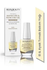 Roox Beauty Manikür & Pedikür Tırnak Bakım Yağı - Argan & Ginseng Oil 15 ml