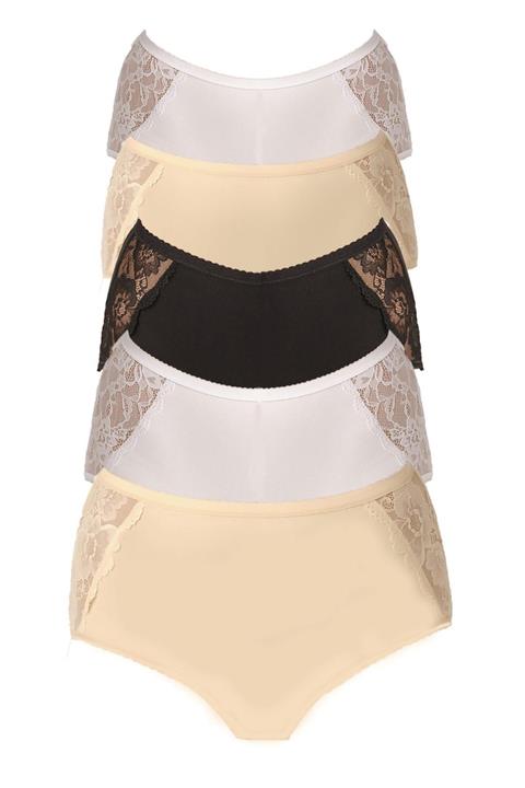 Maxpera Me0202 5 Li Bato Dantelli Toparlayıcı Külot Tbs