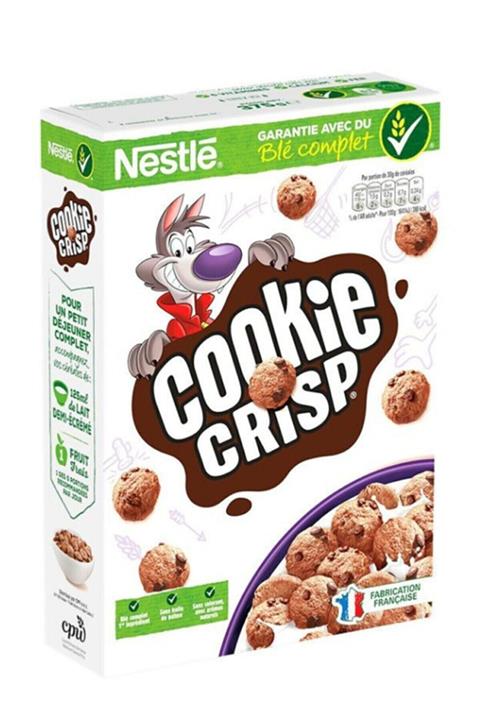 Nestle Cookıe Crısp 375 gr Damla Çikolatalı Mısır Gevreği