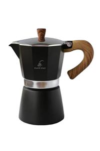 Black Goat 6 Cup Moka Pot - Siyah