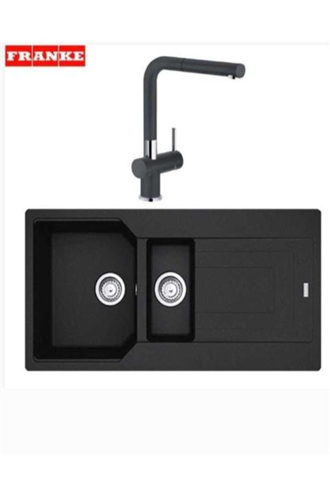 Franke Urban Ubg 651 Nero Granit Eviye Nero Armatür Seti