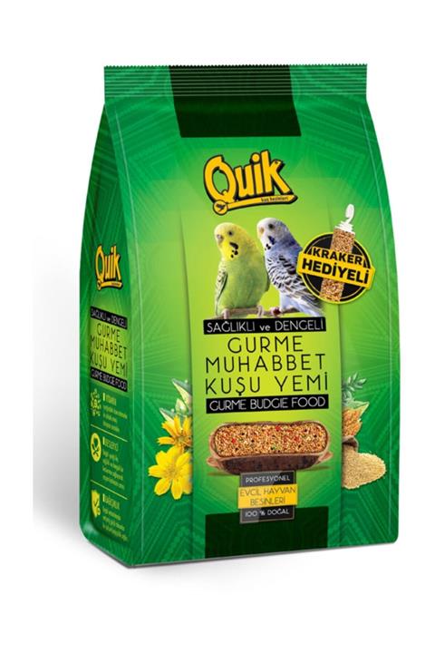 Quik Gurme 500 Gr Vitaminli Muhabbet Kuş Yemi