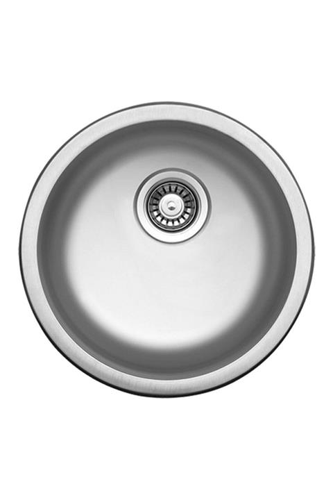 ukinox Zero Evye, Taşmalıksız, Tek Hazneli, Yuvarlak, Tezgah Altı