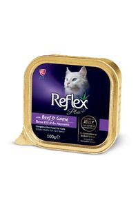 Reflex Plus Biftekli Ve Av Hayvanlı Jelly Pouch Kedi Konservesi 100 gr