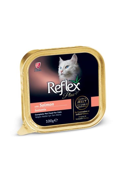 Reflex Plus Somonlu Kedi Konserve Jöle İçinde 100 Gr Aluminyum