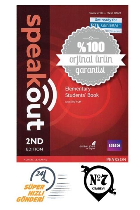 Pearson Education Yayıncılık Speakout Elementary 2nd Edition Students' Book And Dvd-rom Pack