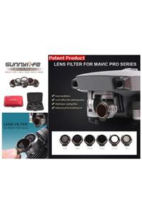 Profisher Dji Mavic Pro Kamera Için Kızaklı Optik Lens 6 Lı Filtre Set Mcuv + Cpl + Nd4-8-16-nd32