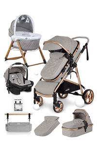 Kiwi 6 IN 1 Yenidoğan Set City Way Bebek Arabası ve Sleeper Sallanabilir Beşik-Vizon