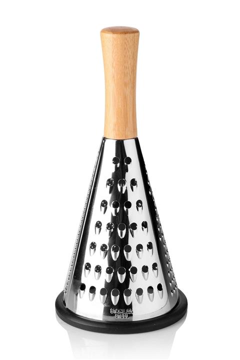 Queen’s Kitchen Bambu Dik Tutacaklı Çelik Lüx Rende