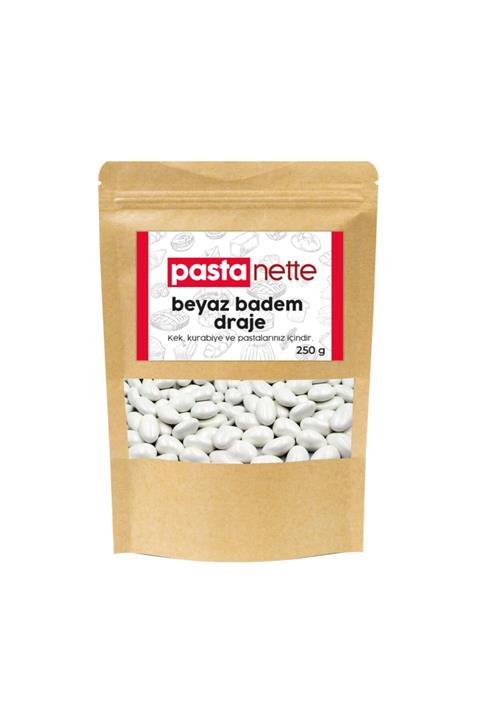 PASTANETTE Beyaz Renkli Badem Draje 250 Gr