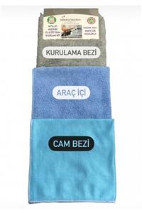 Mikrofiberim 3'lü Efsane Mikrofiber Araç Kurulama Ve Temizlik Paketi