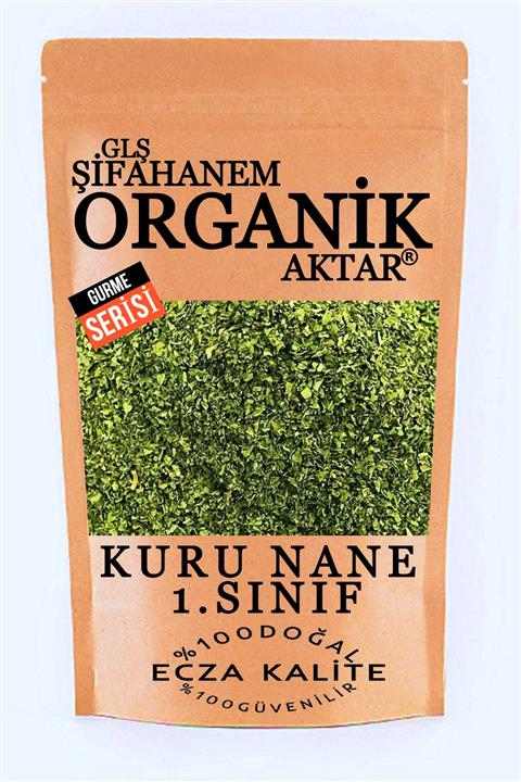GLŞ ŞİFAHANEM ORGANİK AKTAR Kuru Nane Antep Nanesi Yeni Mahsül Taptaze Mis Gibi 500gr