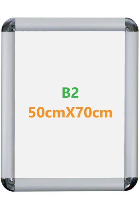 ÖzgürceSeç B2 Alüminyum Açılır Kapanır Rondo Çerçeve 50x70 Cm