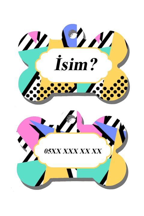Petsbro.official Medium - Köpek Kedi Künyesi Isimlik - Kemik01(pet Isim Ve Telefon Bilgilerinizi Satıcıya Iletiniz)