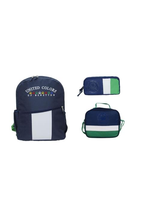 Benetton Unisex 3lü Çanta Seti